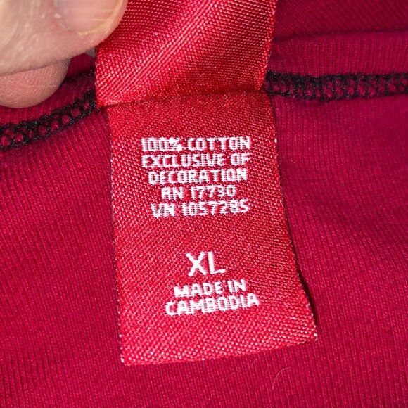 Target 2PC‎ Pajama Set Red w/Black Scotty Dogs Women's XL - Picture 12 of 13